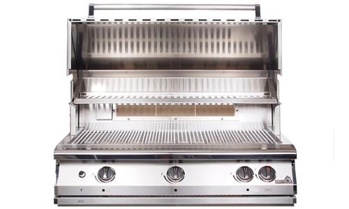 Grill with 2025 rotisserie burner